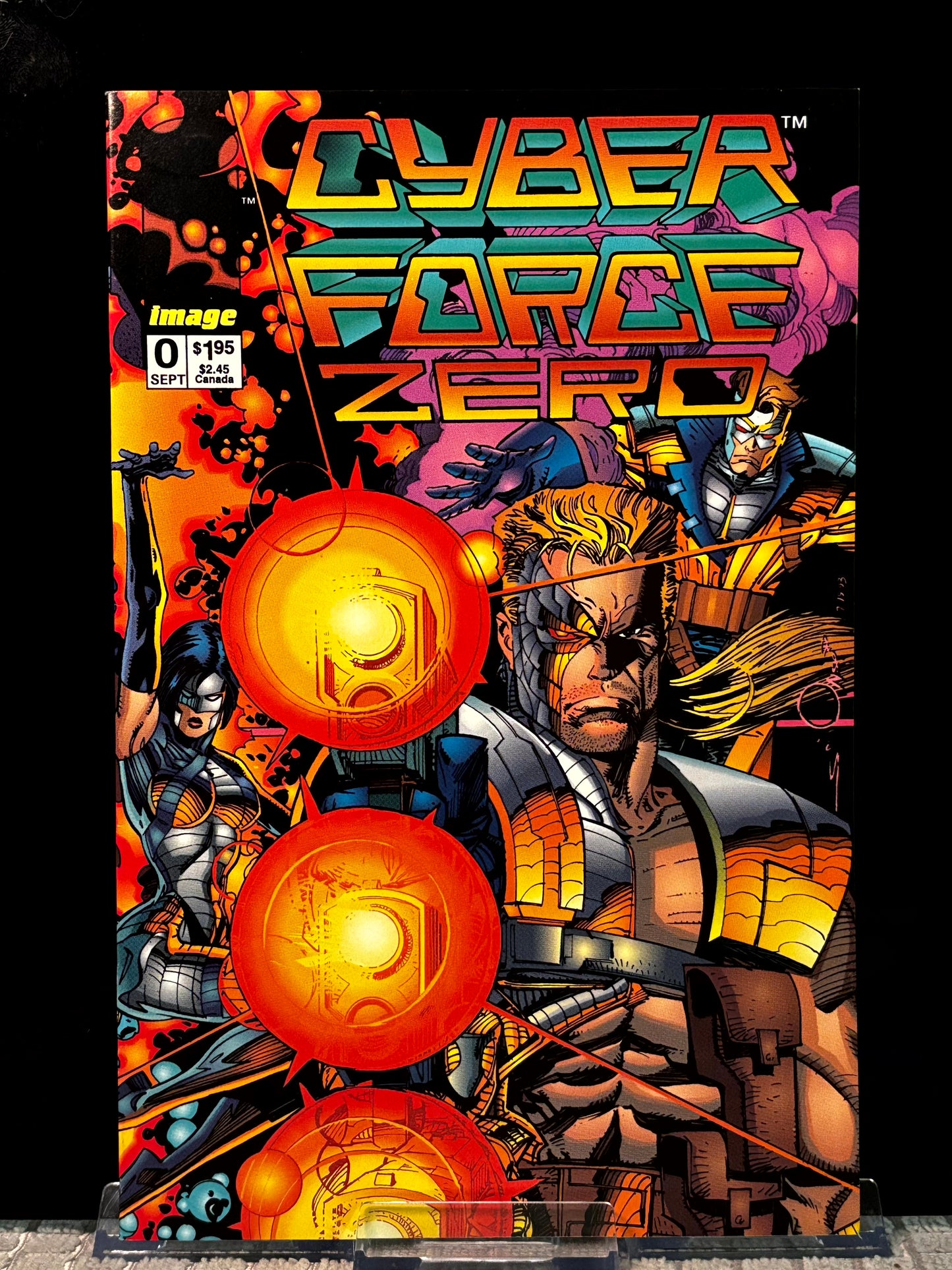 CyberForce #0–4 (1992 Image Comics) VF/NM Complete Mini-Series Silvestri Cyberpunk Superhero Lot