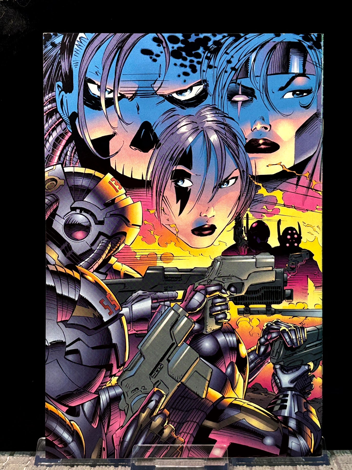 CyberForce #0–4 (1992 Image Comics) VF/NM Complete Mini-Series Silvestri Cyberpunk Superhero Lot