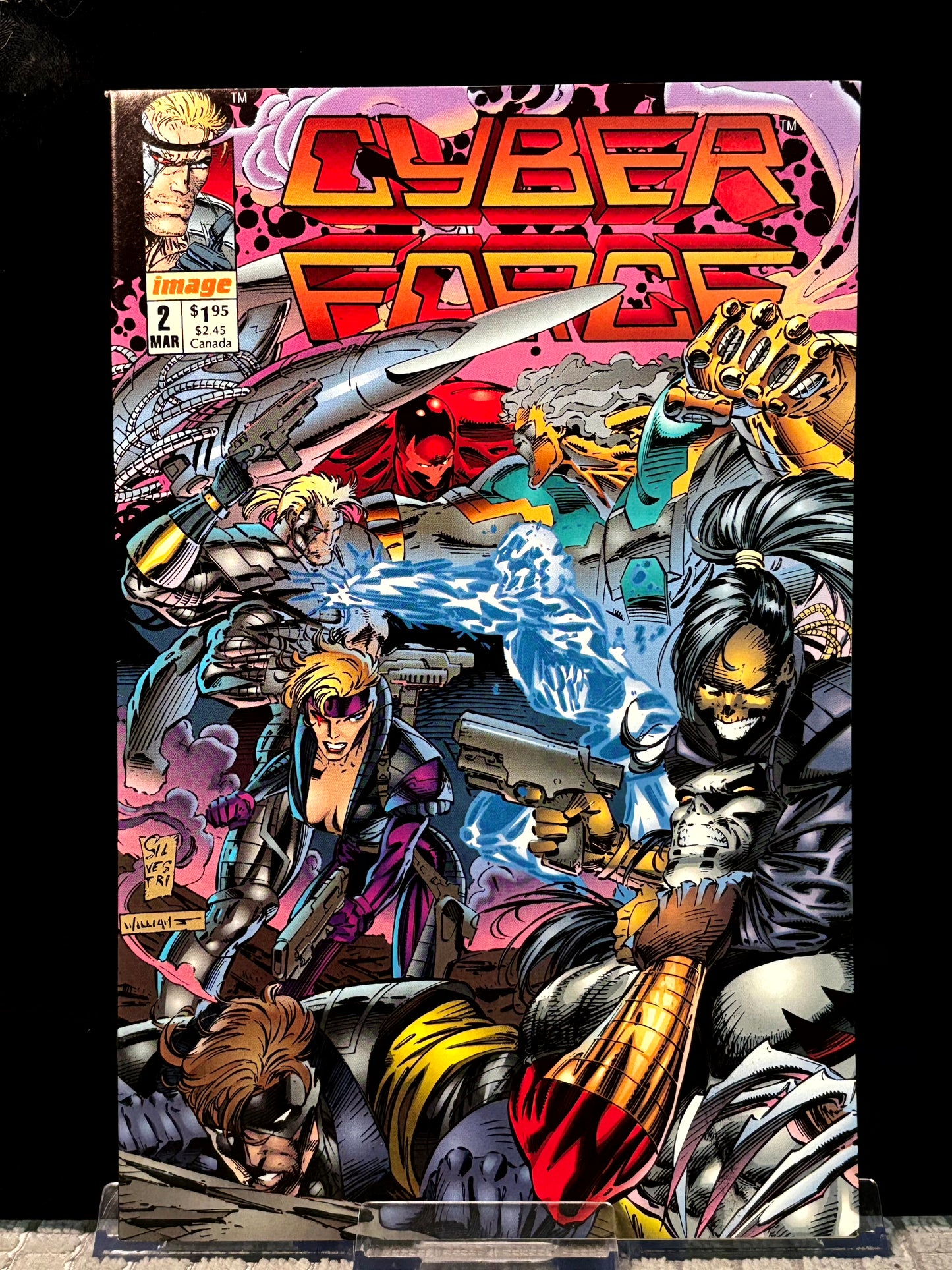 CyberForce #0–4 (1992 Image Comics) VF/NM Complete Mini-Series Silvestri Cyberpunk Superhero Lot
