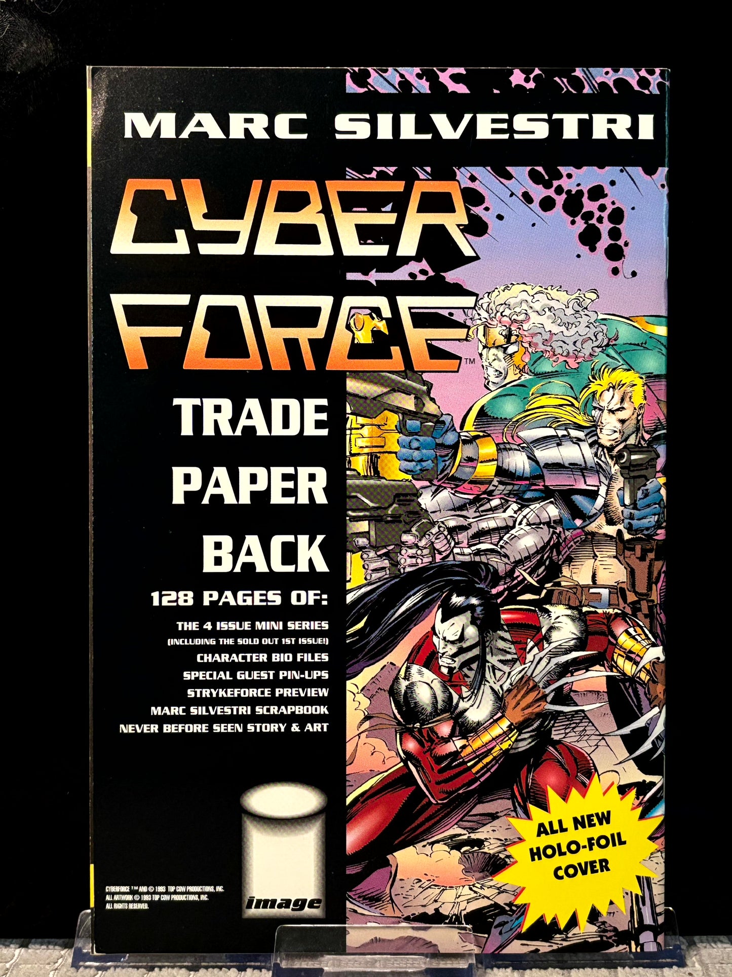 CyberForce #0–4 (1992 Image Comics) VF/NM Complete Mini-Series Silvestri Cyberpunk Superhero Lot
