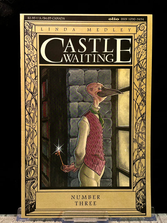 Castle Waiting #3 & 4 (1997 Olio Press) VF/NM Linda Medley Indie Fantasy Feminist Folklore Lot