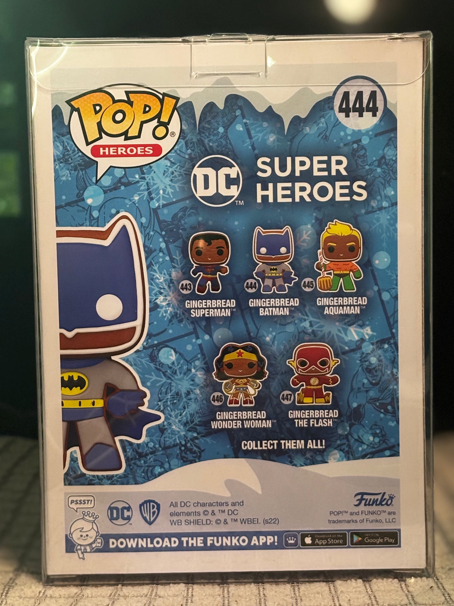 Funko Pop DC Gingerbread Batman #444 – Vinyl Figure IN BOX – Holiday Christmas Justice League Treat