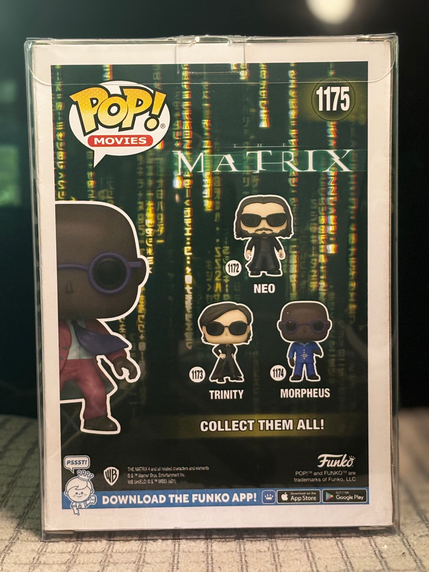 Funko Pop The Matrix Morpheus #1175 – Vinyl Figure IN BOX – Pop Movies Laurence Fishburne Sci-Fi Icon