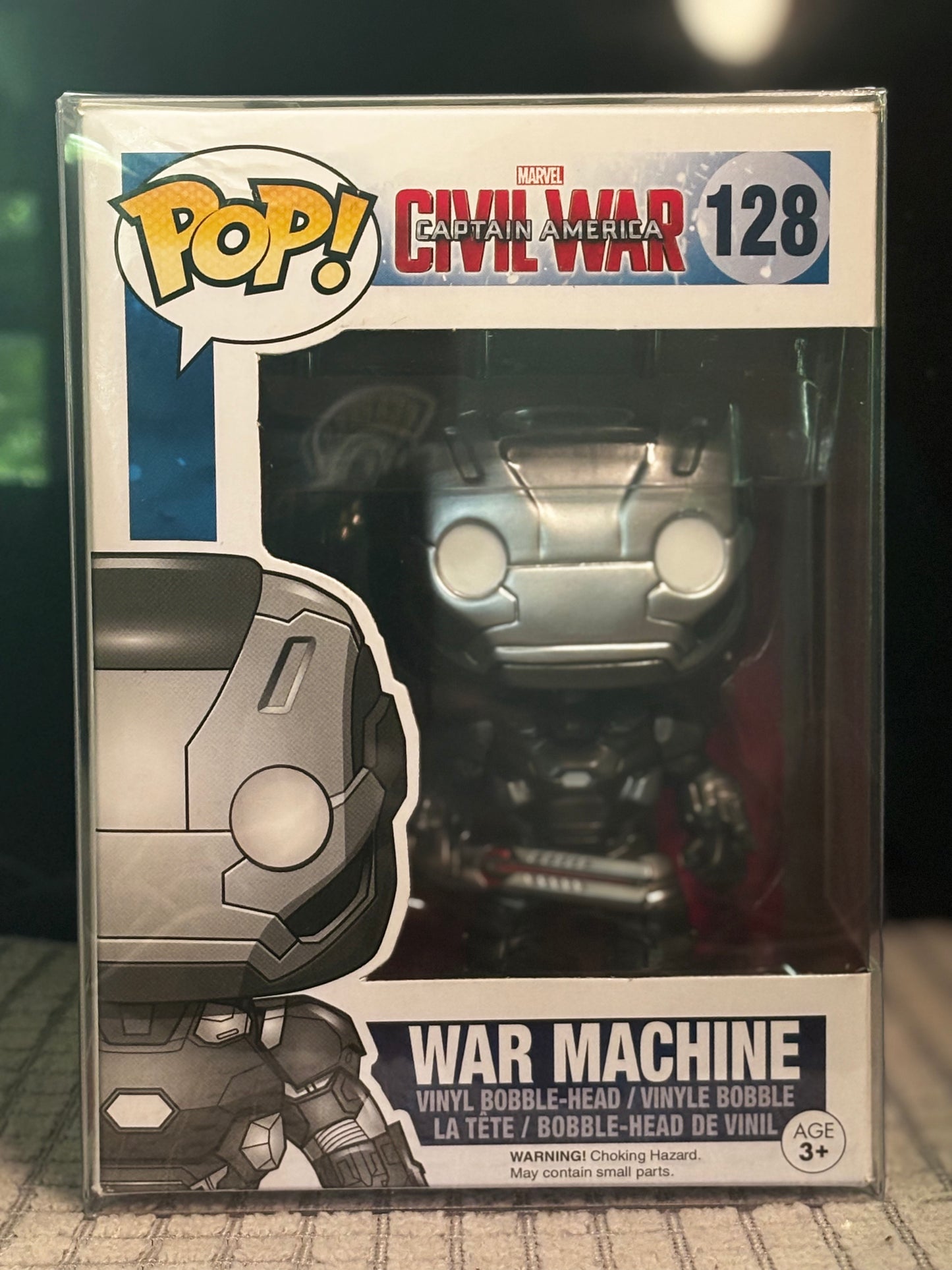 Funko Pop Marvel War Machine #128 – Vinyl Figure IN BOX – Civil War MCU Avengers Armor Suit