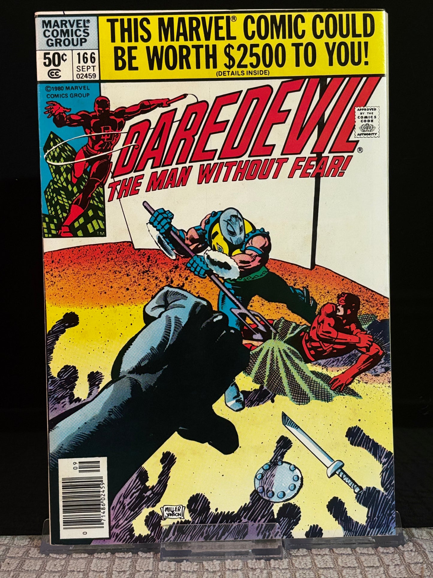 Daredevil #162, 164–166, 175, 180, 191, 200, 202 (1964 Marvel) VF+ to VF/NM Frank Miller Key Issues Lot