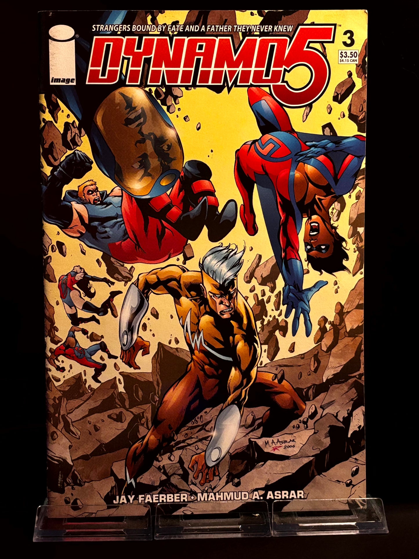 Dynamo 5 #3, 6, 12, 14 (2007 Image) VF/NM – Jay Faerber Superteam Indie Series, High Grade Lot