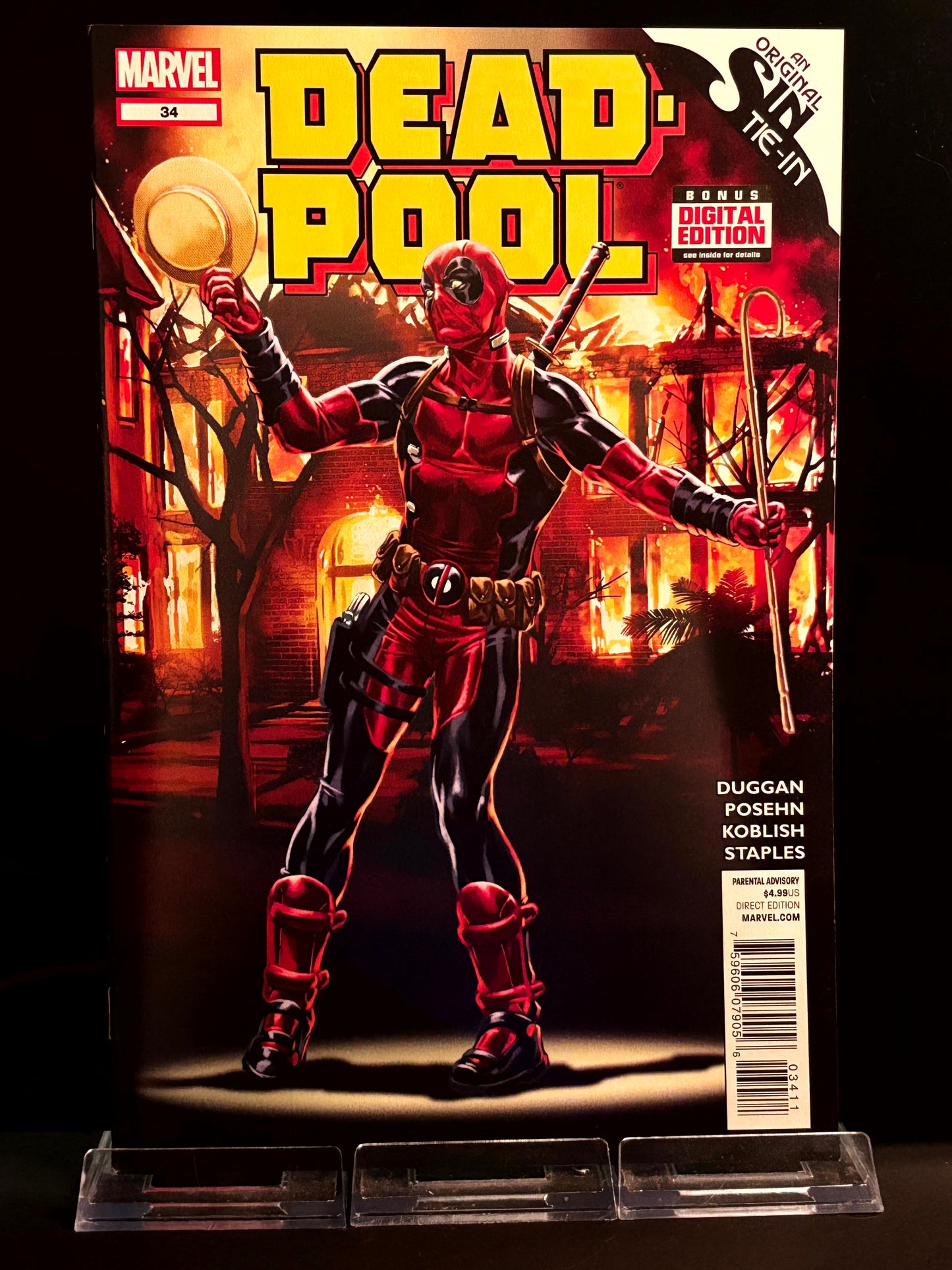 Deadpool #29B, 30, 34 (2012 Marvel) VF/NM – Original Sin Tie-In, Wedding Aftermath, Flashback Fiasco