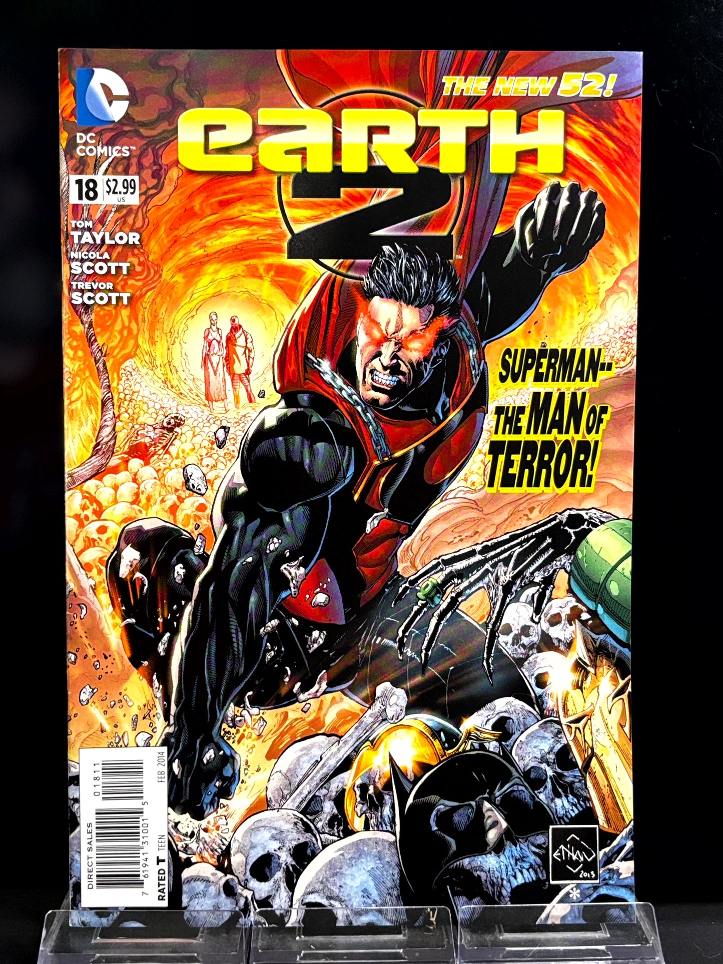 Earth 2 #18, 20, 21 (2012 DC Comics) VF/NM – New Batman Revealed, Superman Returns, DC Multiverse Reimagined