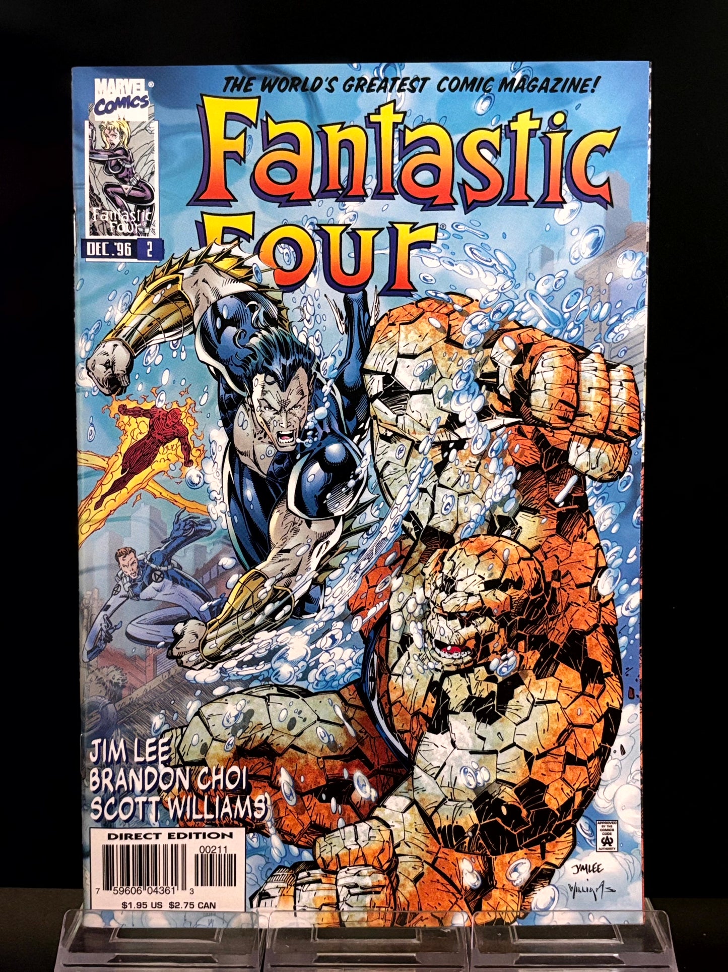 Fantastic Four #2, 13 (1996 Marvel Heroes Reborn) VF/NM – Jim Lee Reboot, Alternate Universe Origins, 90s Powerhouse Run