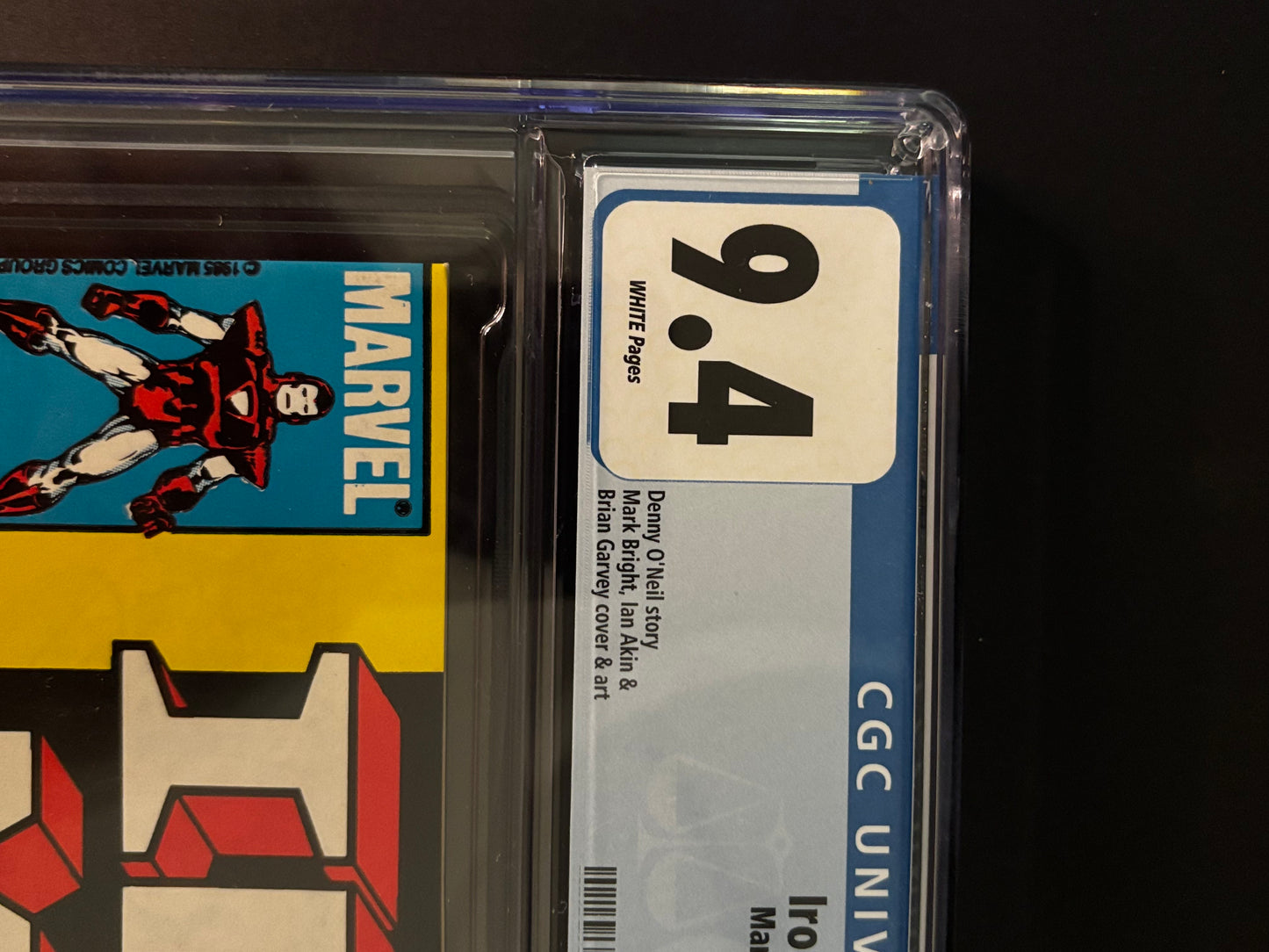 Iron Man #206 CGC 9.4 | Marvel 1986 | Tony Stark vs. Firepower Prelude | Armor Wars Era Begins!