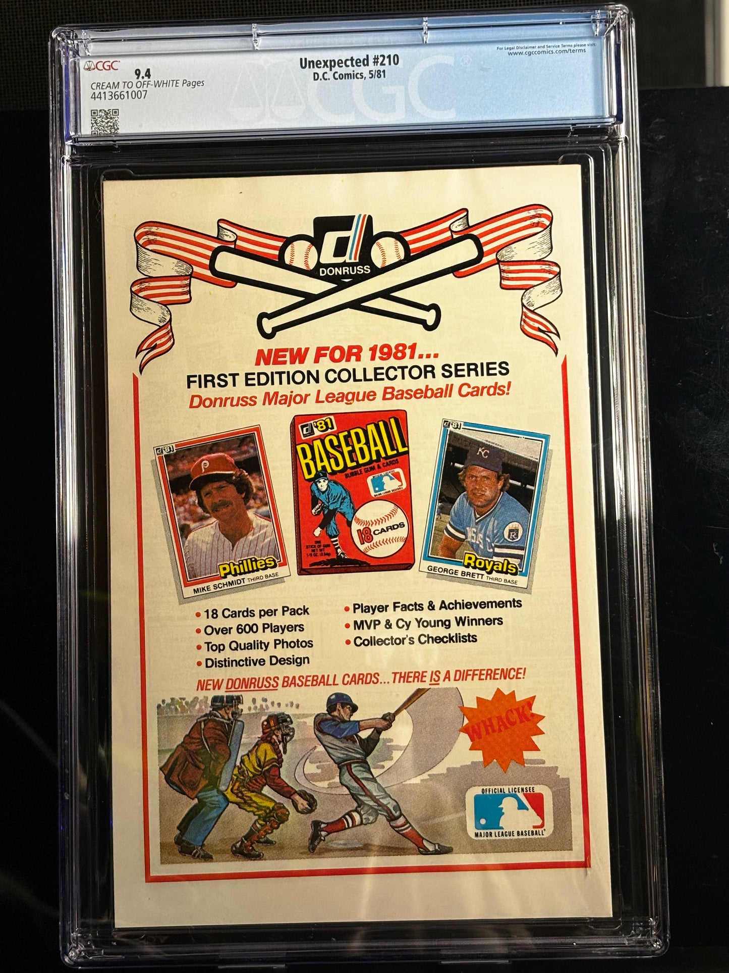 The Unexpected #210 (1981 DC) CGC 9.4 | Bronze Age Horror Anthology | High Grade