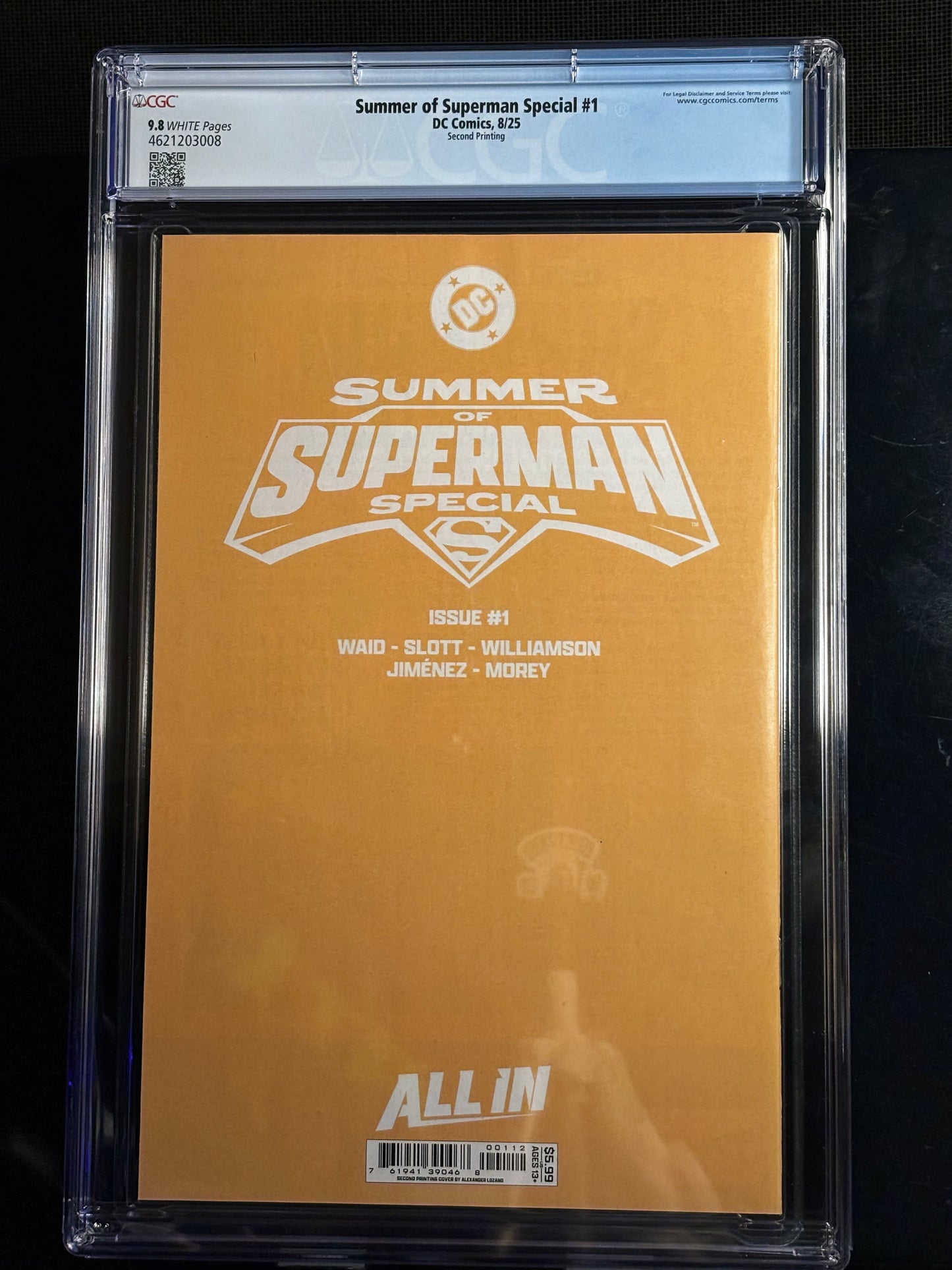 Summer of Superman Special #1 (2025) CGC 9.8 | DC “Summer of Superman” Event Issue