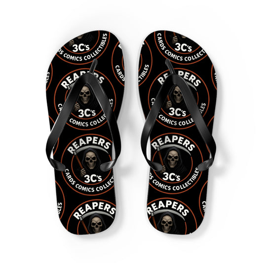 Reapers 3C’s Flip-Flops – OG Grim Reaper Logo Sandals | Veteran Owned