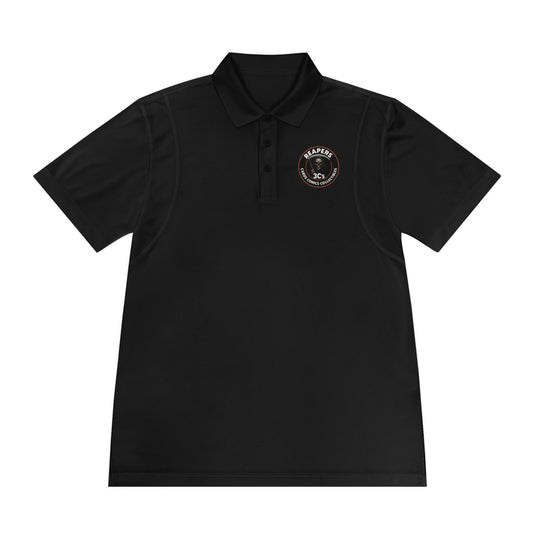 Reapers 3C’s Men’s Sport Polo Shirt OG Grim Reaper Logo– Moisture-Wicking Performance Polo | Veteran Owned