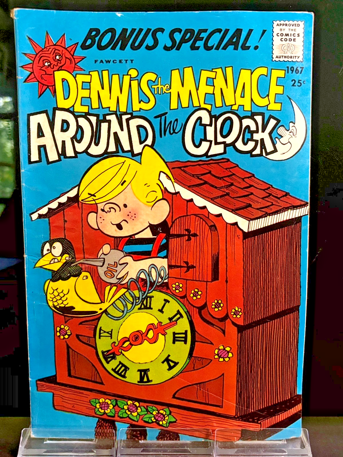 Dennis the Menace Giant Comics Lot #39 46 47 49 50 65 G/VG 1960s Fawcett Key
