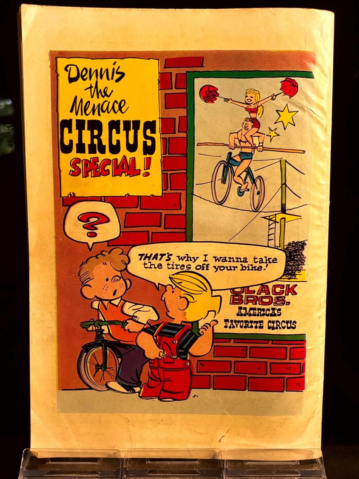 Dennis the Menace Giant Comics Lot #39 46 47 49 50 65 G/VG 1960s Fawcett Key