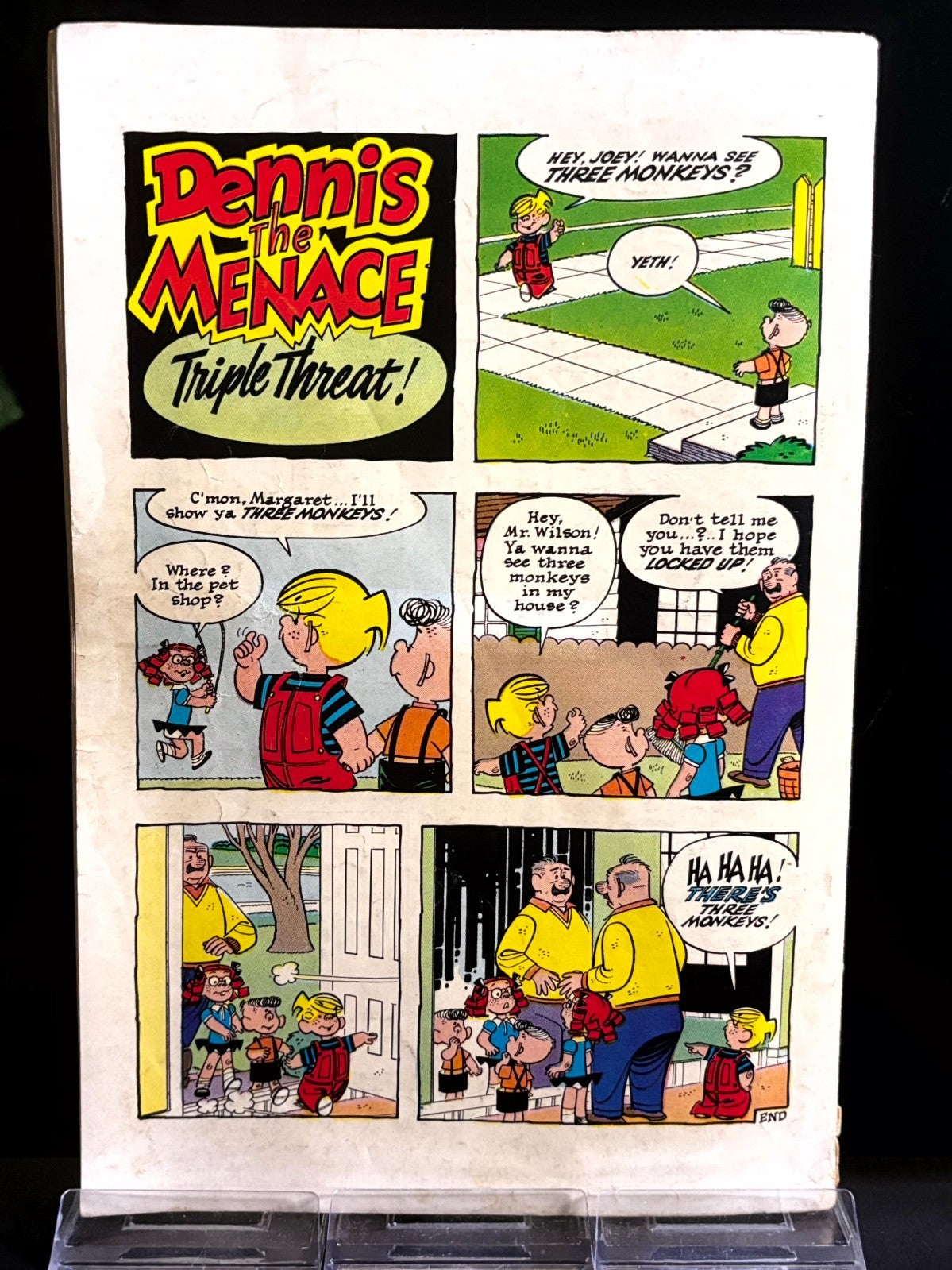 Dennis the Menace Giant Comics Lot #39 46 47 49 50 65 G/VG 1960s Fawcett Key