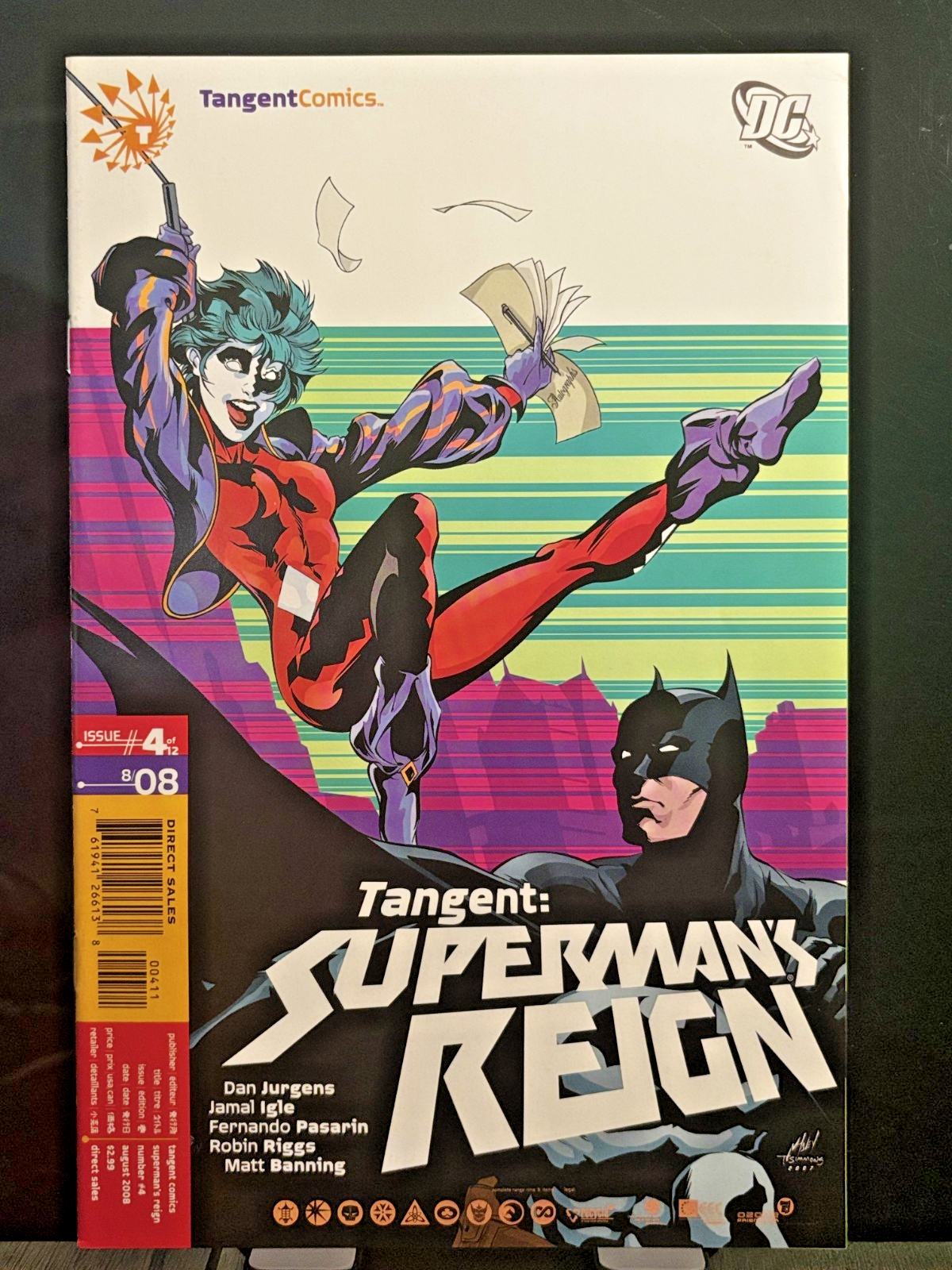 Tangent: Superman’s Reign Lot (2008 DC) #1–4, 7–8 VF/NM | Tangent Universe DC