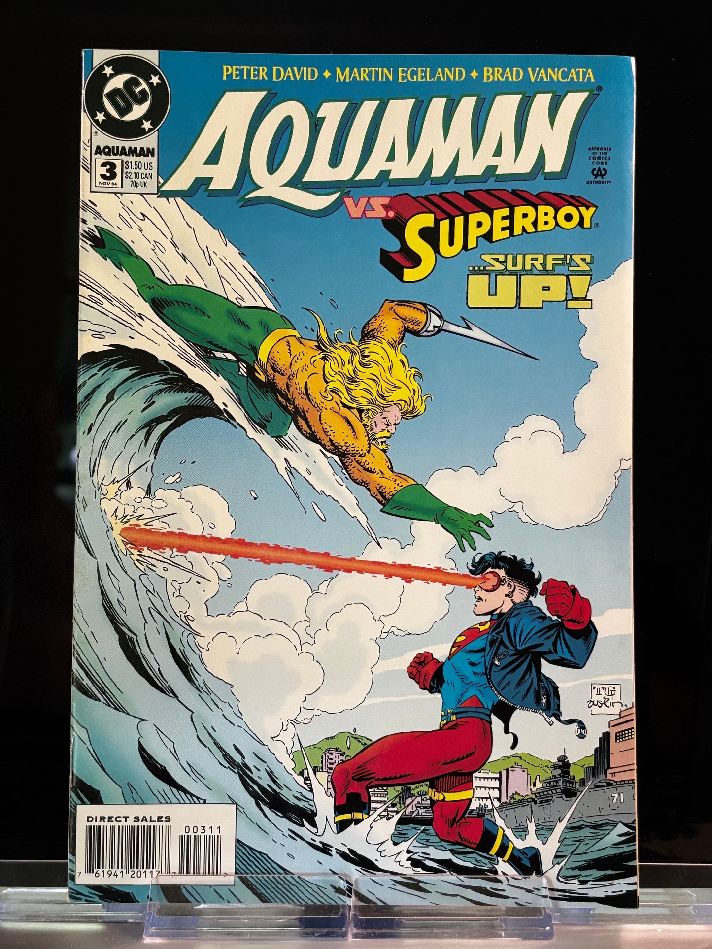 Aquaman #1–3 (1994 DC Comics) – VF/NM – Peter David Rebirth Era – First 3-Issue Lot