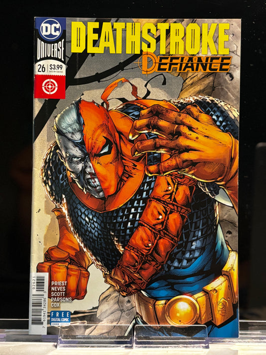 Deathstroke #26 (2017 DC Comics) – VF/NM – Defiance Chapter Five – Priest’s Tactical Drama Unfolds