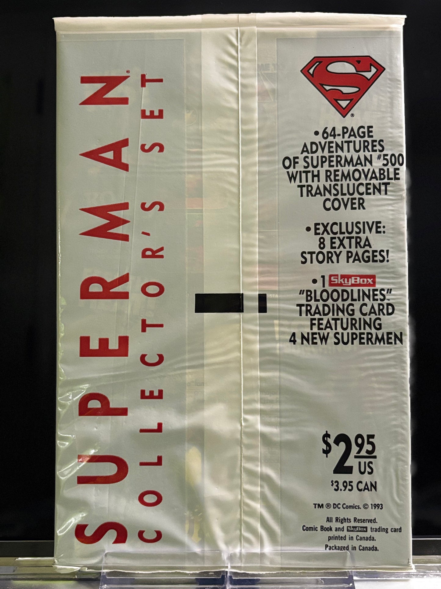 Adventures of Superman #500P (1993 DC Comics) – Sealed Polybag Edition – Life After Death! – First Appearance of the Supermen