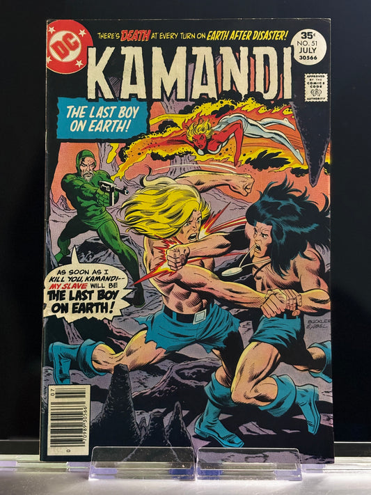 Kamandi, The Last Boy on Earth #51 (1977 DC Comics) – “The Next to the Last Boy on Earth” – VF/NM Bronze Age Revelation