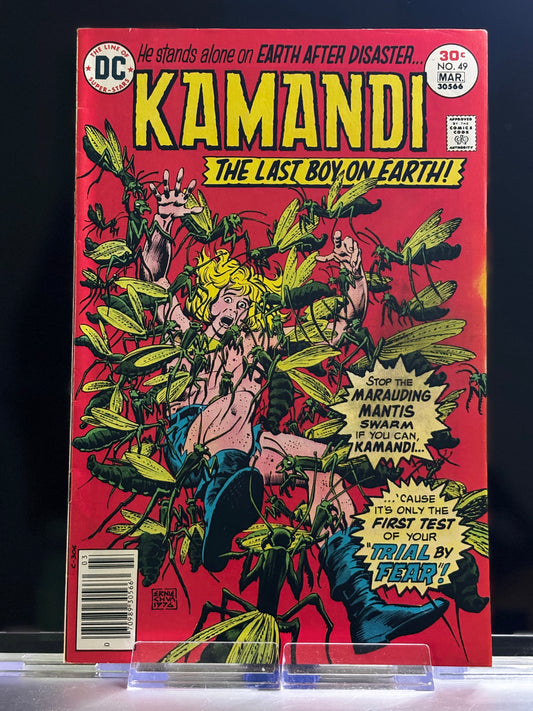 Kamandi, The Last Boy on Earth #49 (1977 DC Comics) – “Trial By Fear!” – VF/NM Bronze Age Classic