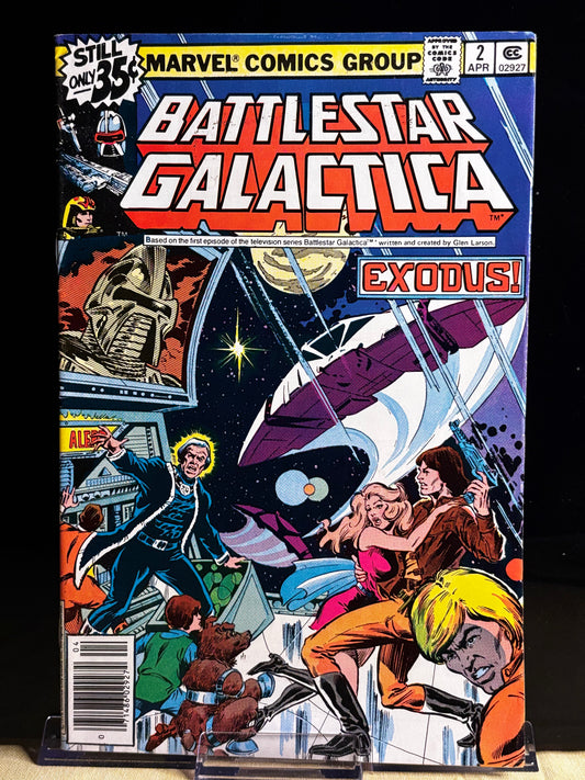 Battlestar Galactica #2 (1979 Marvel Comics) – VF/NM – Classic Sci-Fi TV Adaptation