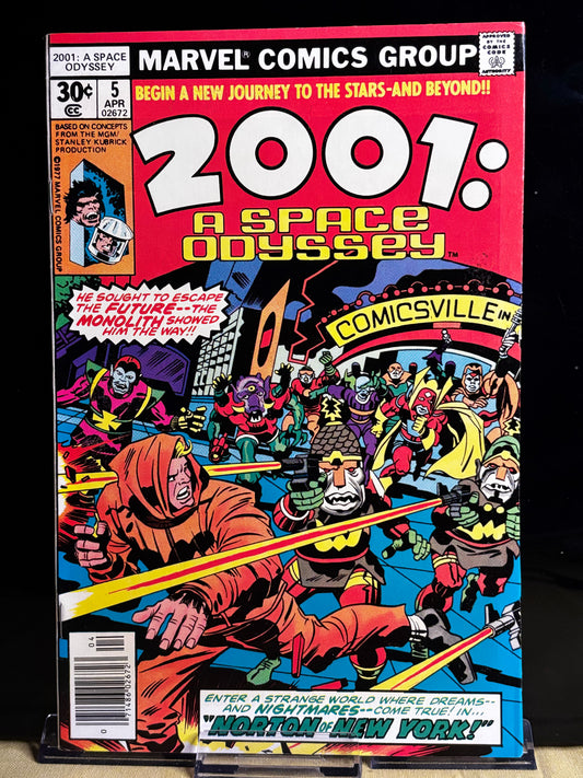 2001: A Space Odyssey #5 (1977 Marvel Comics) – Jack Kirby Cosmic Sci-Fi – VF/NM Bronze Age