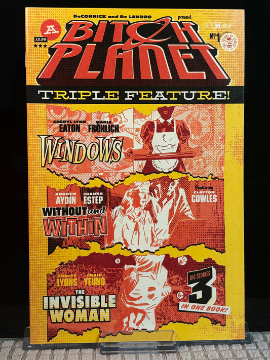 Bitch Planet: Triple Feature #1 & 3 (2017 Image) VF/NM Feminist Dystopian Anthology Lot