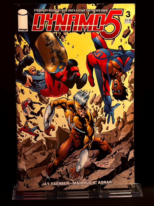 Dynamo 5 #3, 6, 12, 14 (2007 Image) VF/NM – Jay Faerber Superteam Indie Series, High Grade Lot