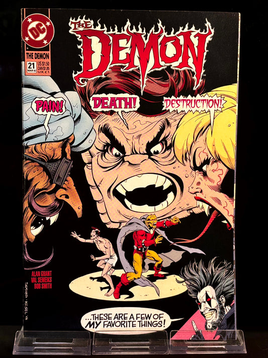 The Demon #21, 23, 24, 26–30 (1990 DC Comics) VF/NM – Alan Grant Horror Run Continues, Blood, Sorcery & Political Hellfire