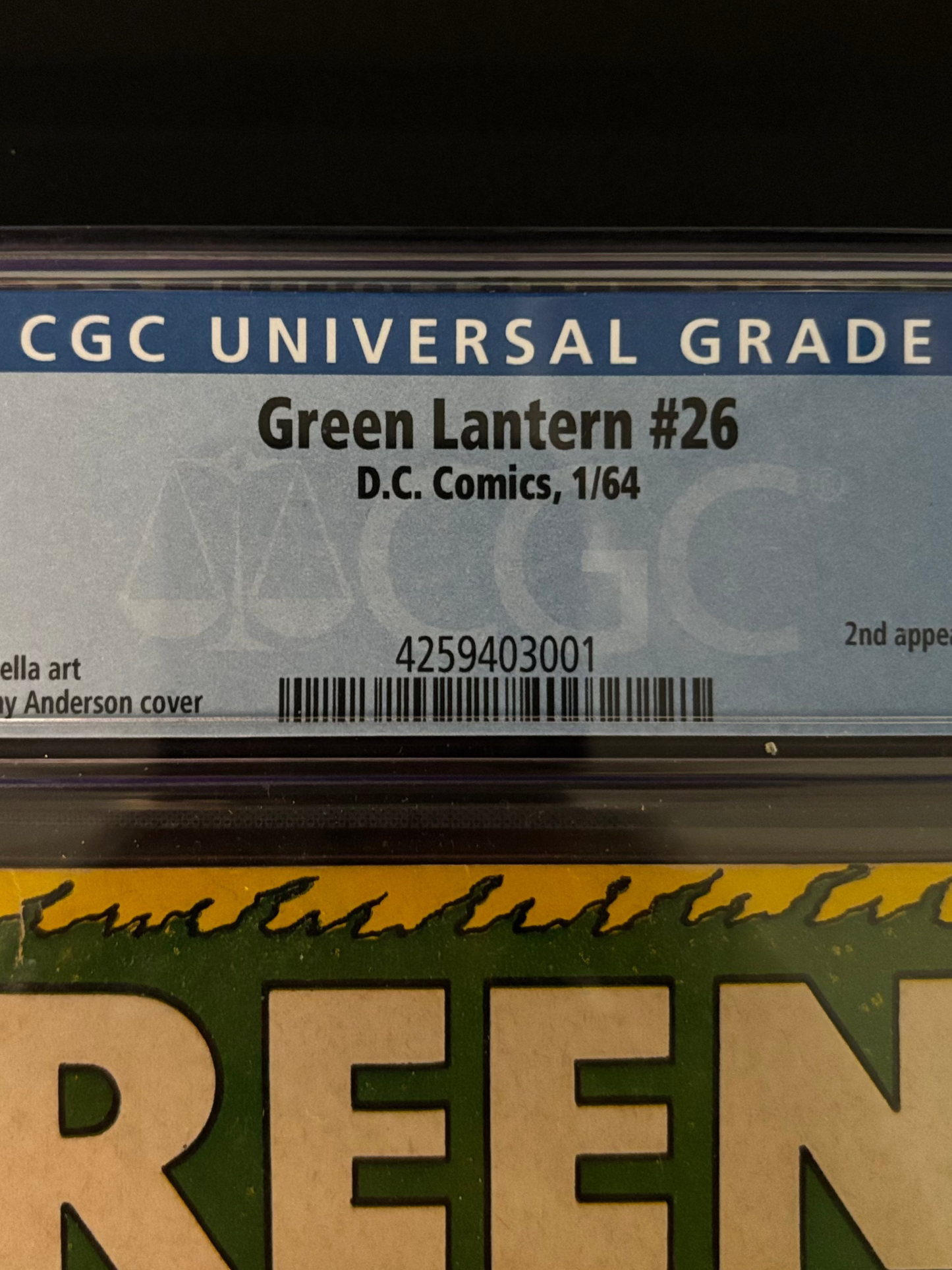 Green Lantern #26 CGC 5.0 | DC Comics 1964 | Hal Jordan vs. Star Sapphire | Silver Age Key!